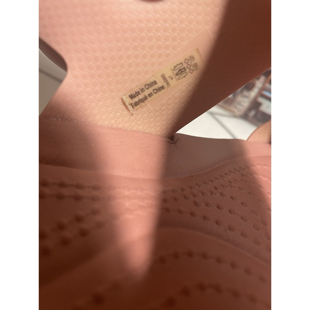 Crocs Brooklyn Low Wedge Platform Sandals Pink Women Size 7 Adjustable - Picture 9 of 12